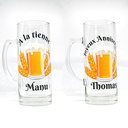 Chope à bière personnalisée