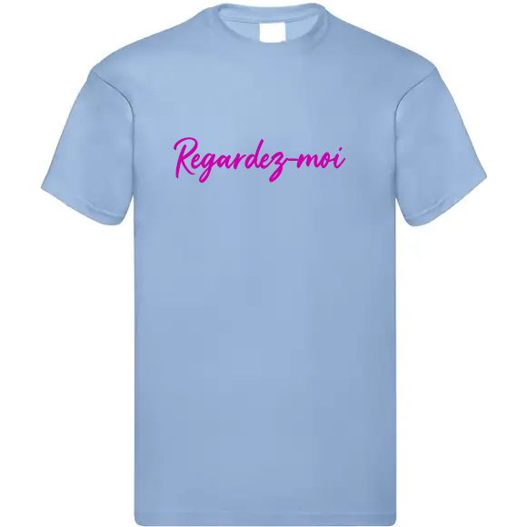 T-shirt mixte personnalisé