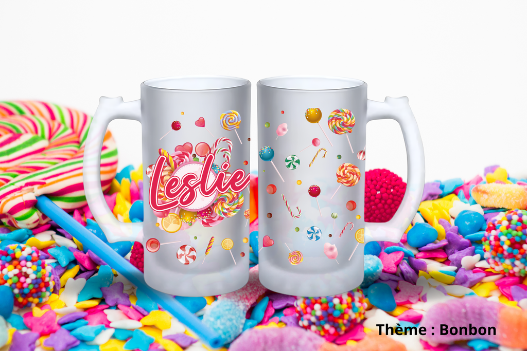 Chope à bière personnalisée