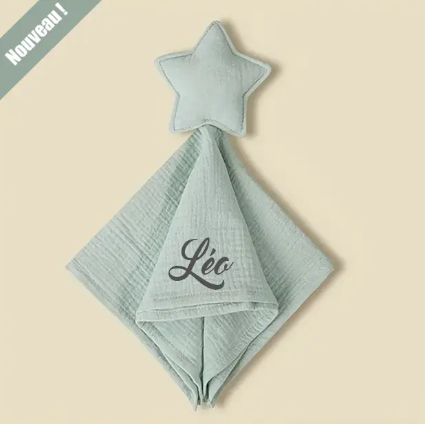 Le P'tit doudou étoile  (Vert)