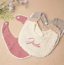 Bavoir en gaze de coton